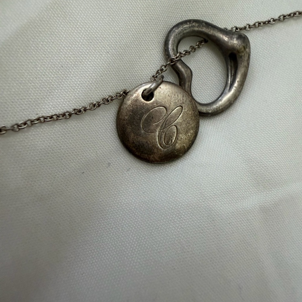 Tiffany & Co. Heart Pendant Necklace in Silver